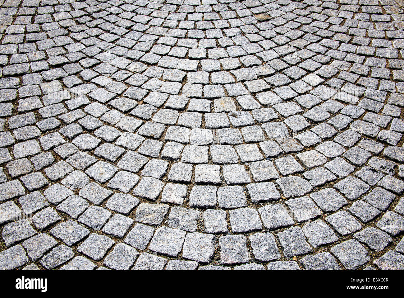 Abstract background of cobblestone pavement Stock Photo - Alamy