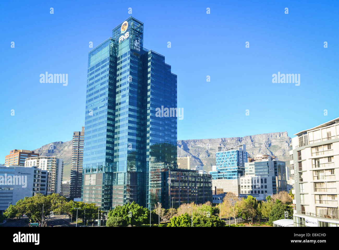 FNB RMB building in the city center of Cape Town, South Africa Stock Photo
