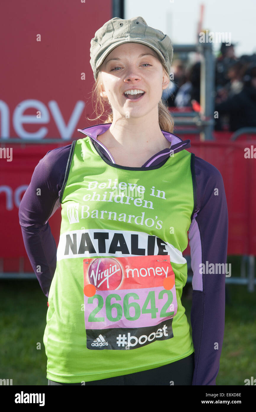 Virgin London Marathon Celebrities Start At Greenwich Featuring