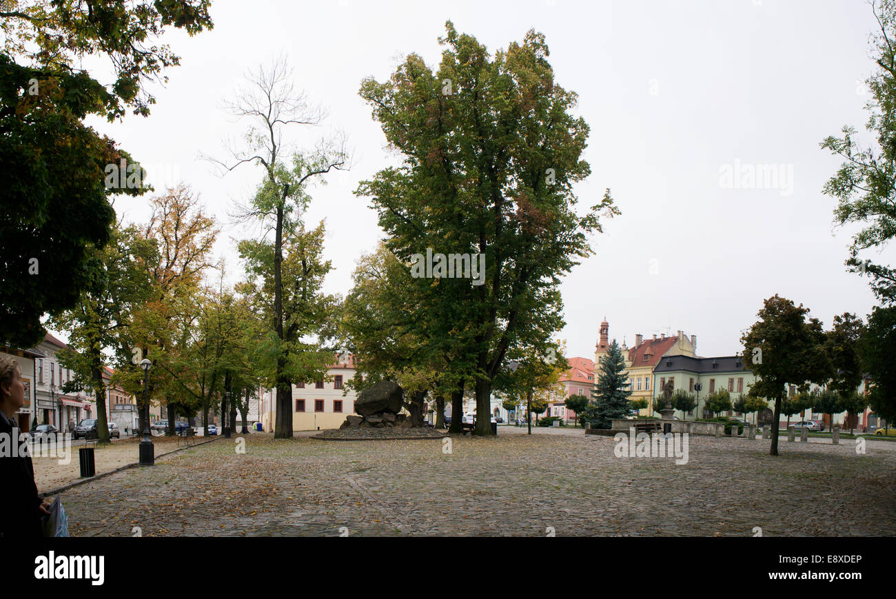 Peace Square Mirove Namesti In Kourim A Small Town In The Central Bohemian Region Czech Republic On October 11 2014 Ctk Photo Libor Sojka Stock Photo Alamy