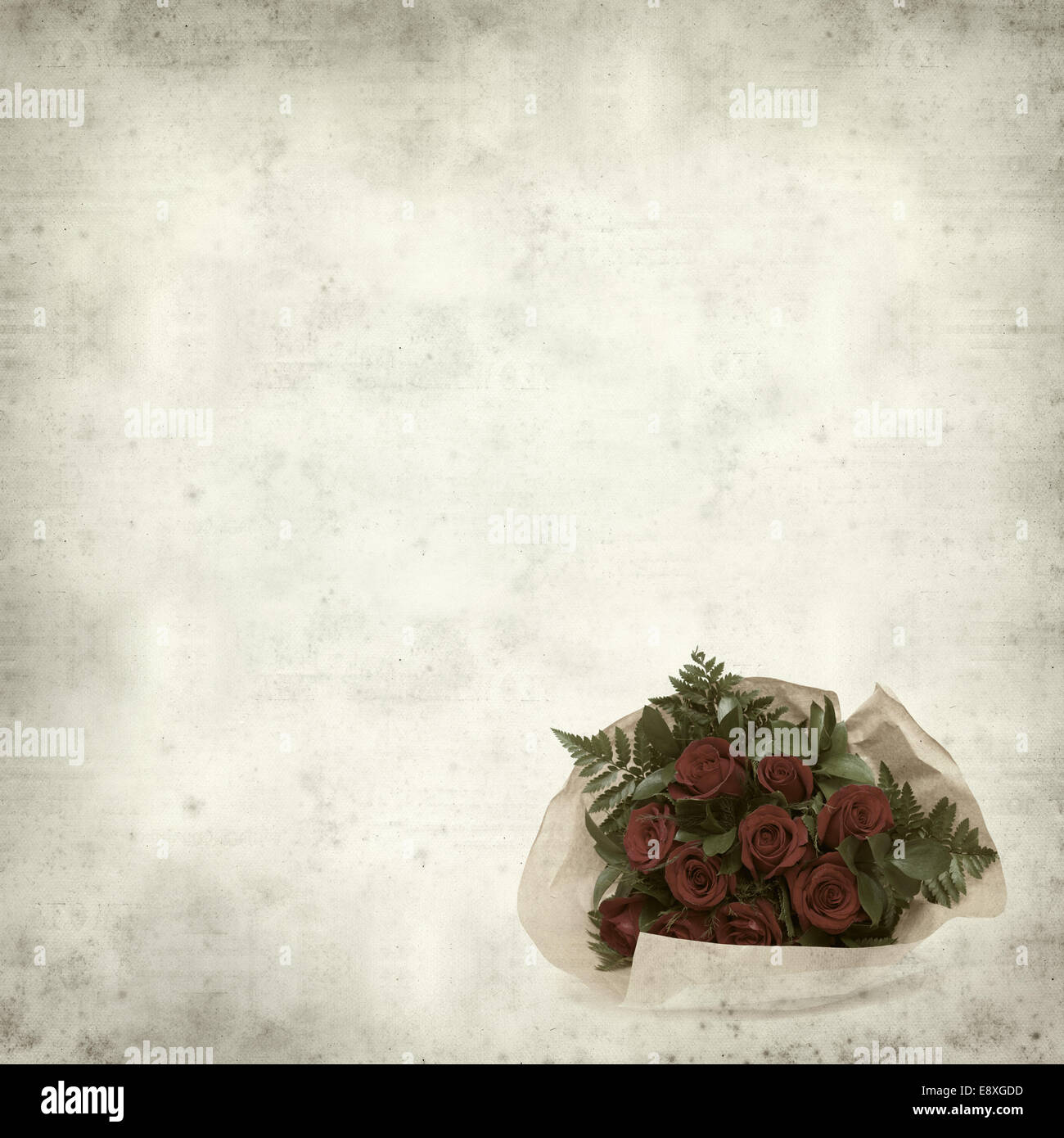 Grunge Background with Vintage Album with Roses Stock Illustration -  Illustration of happy, flowers: 150456672