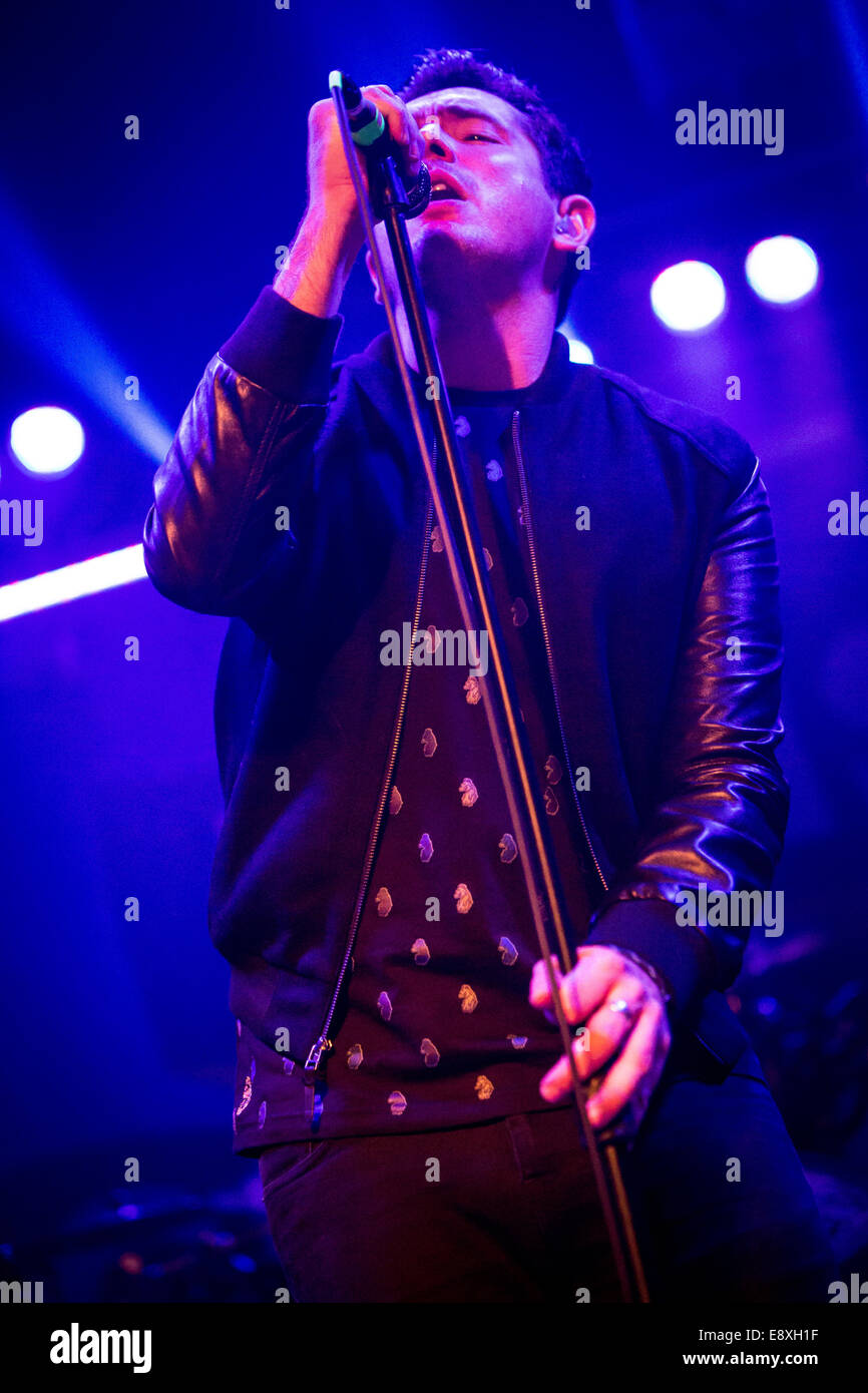 Milan, Italy. 15th October, 2014. The British electronic pop band