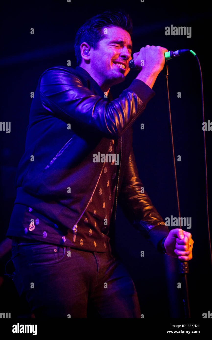 Milan, Italy. 15th October, 2014. The British electronic pop band