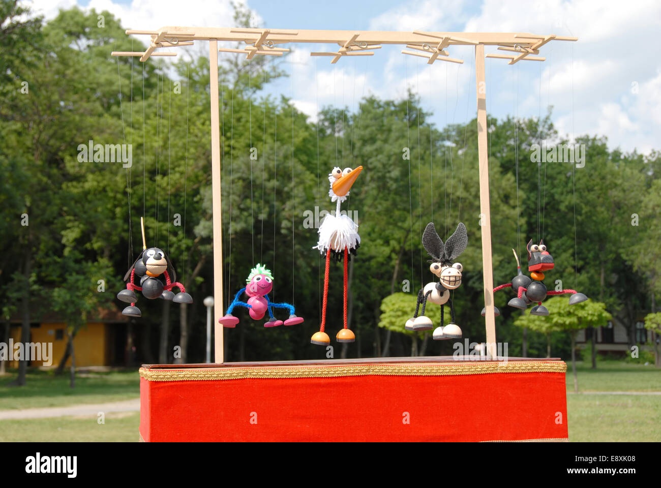 String Puppet Animals Animal puppet string hi-res stock photography and images - Alamy