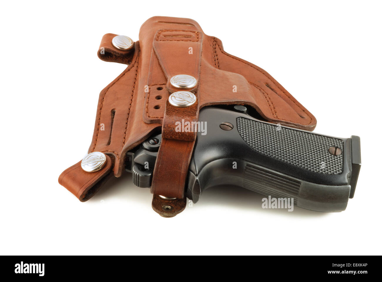 Leather gun holster hires stock photography and images Alamy
