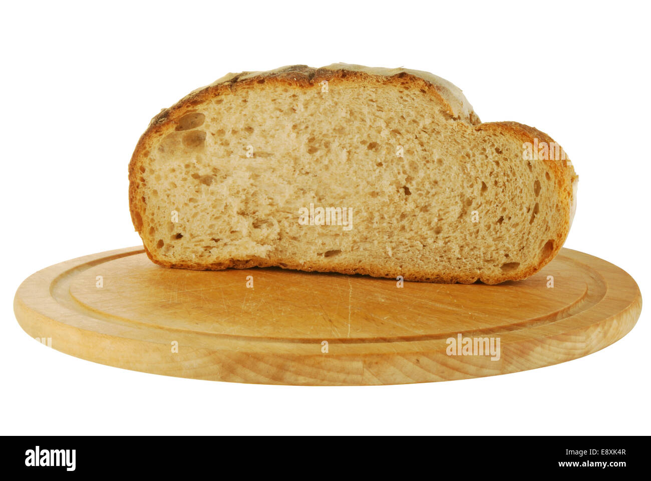 cut loaf of bread Stock Photo Alamy