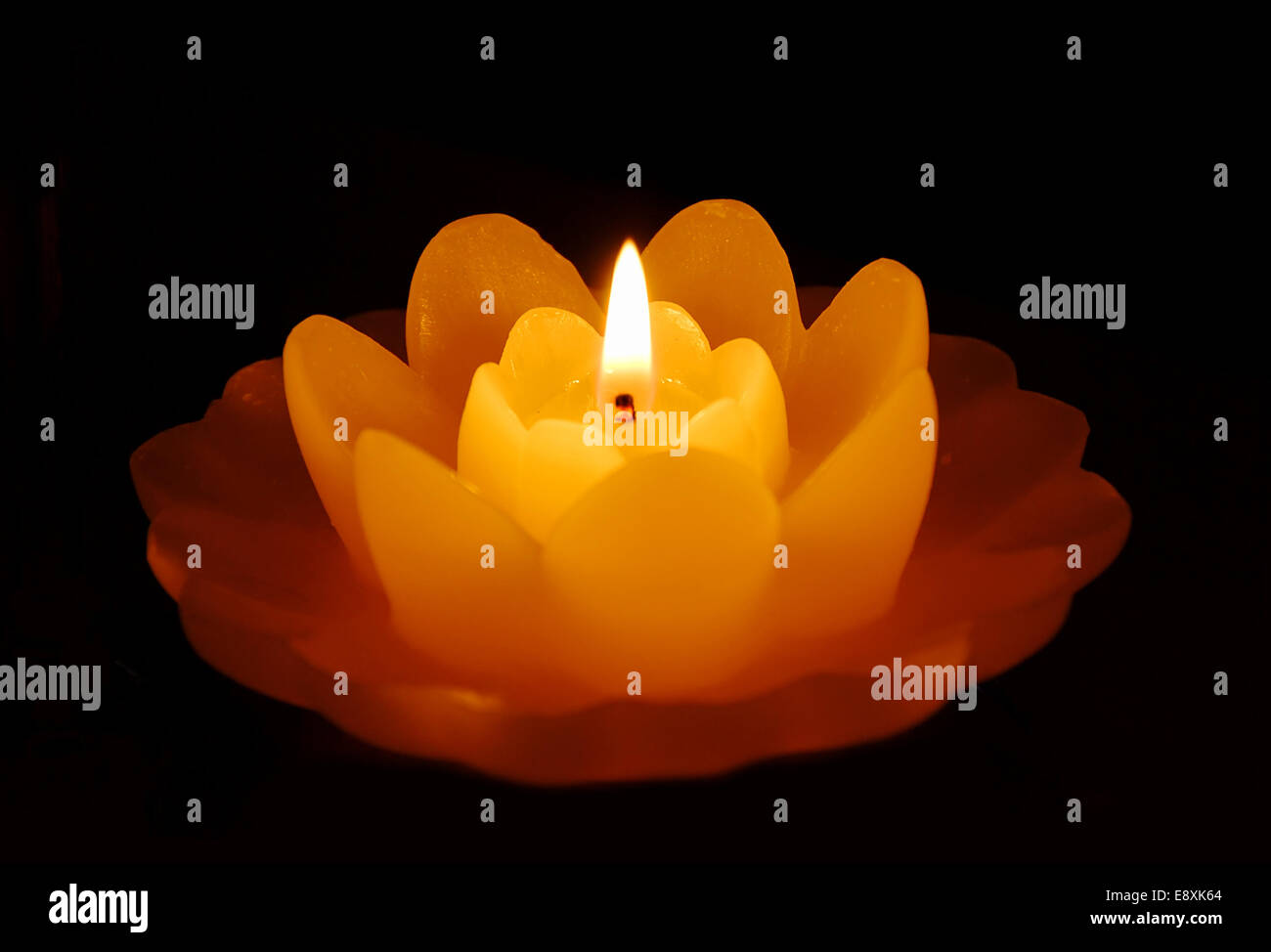 Candle Flower Burning High Resolution Stock Photography and Images Alamy
