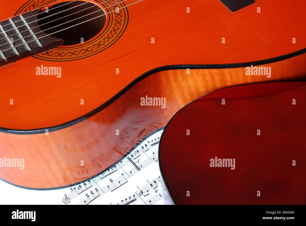Acoustical guitar music Stock Photo Alamy