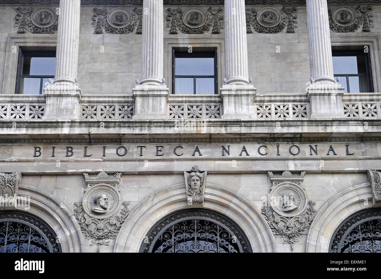 Biblioteca Nacional Stock Photo