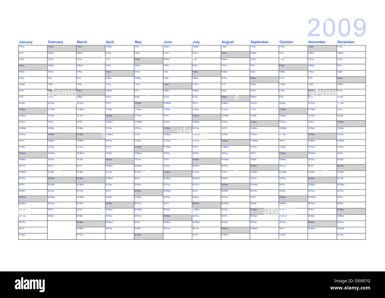 2009 illustration Cut Out Stock Images & Pictures - Alamy