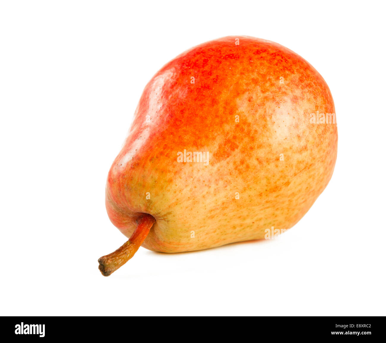 red pear on white Stock Photo - Alamy