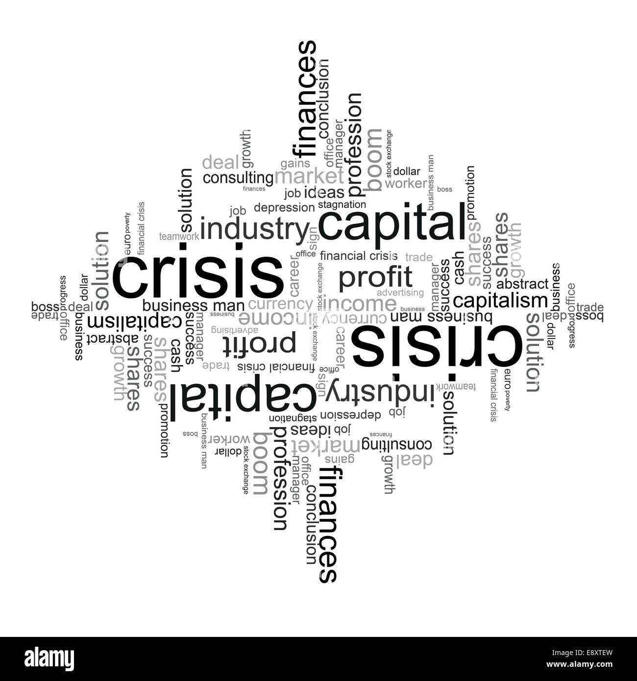 Capitalism in Crisis Stock Photo Alamy