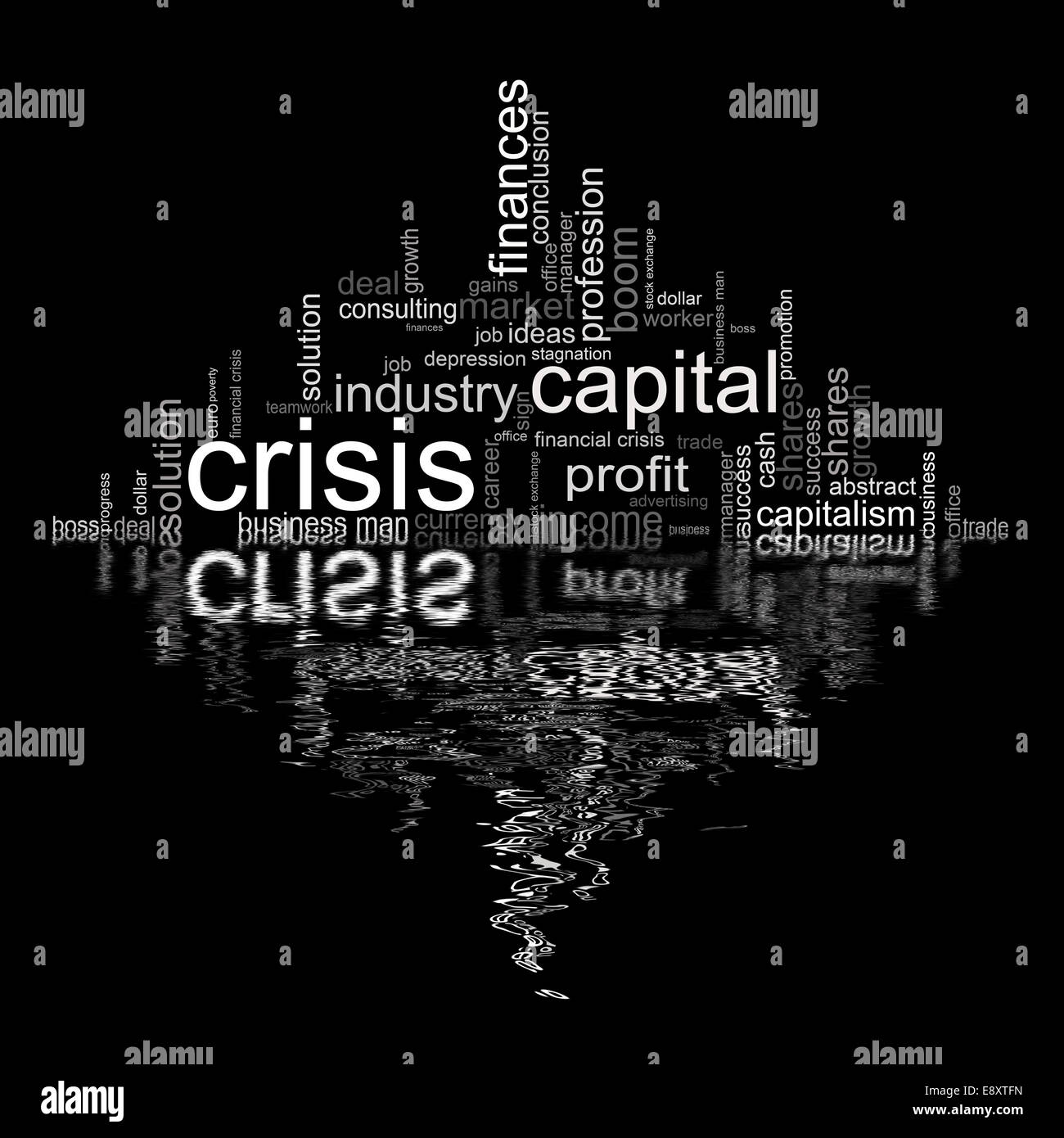 Capitalism in Crisis Stock Photo - Alamy