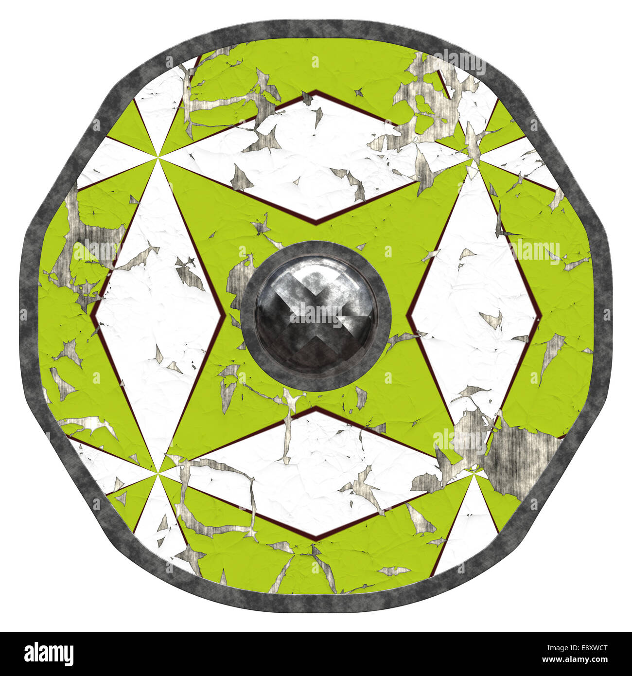 An illustration of an old viking shield Stock Photo Alamy