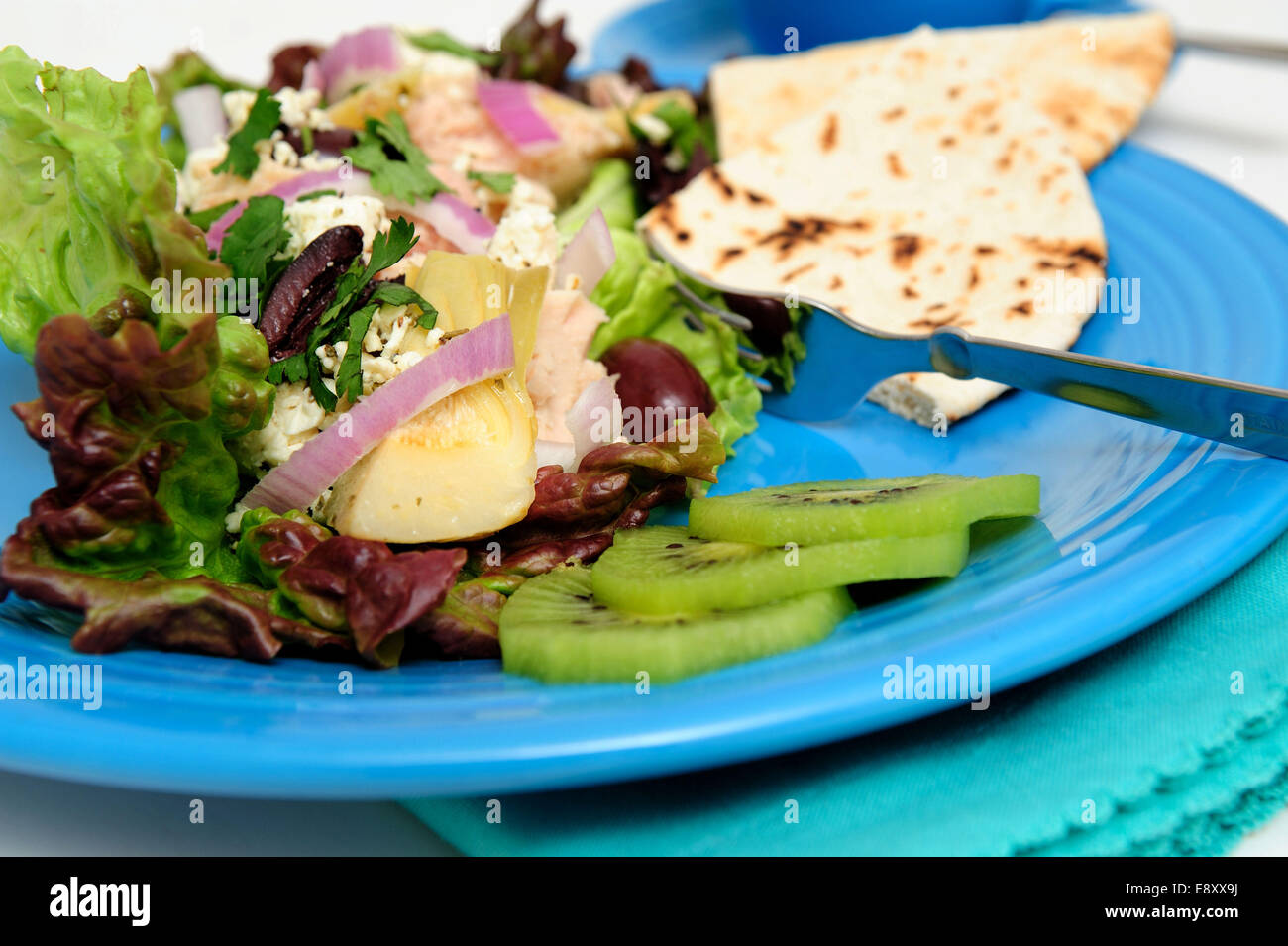 Tuna Salad With Artichoke Hearts Stock Photo