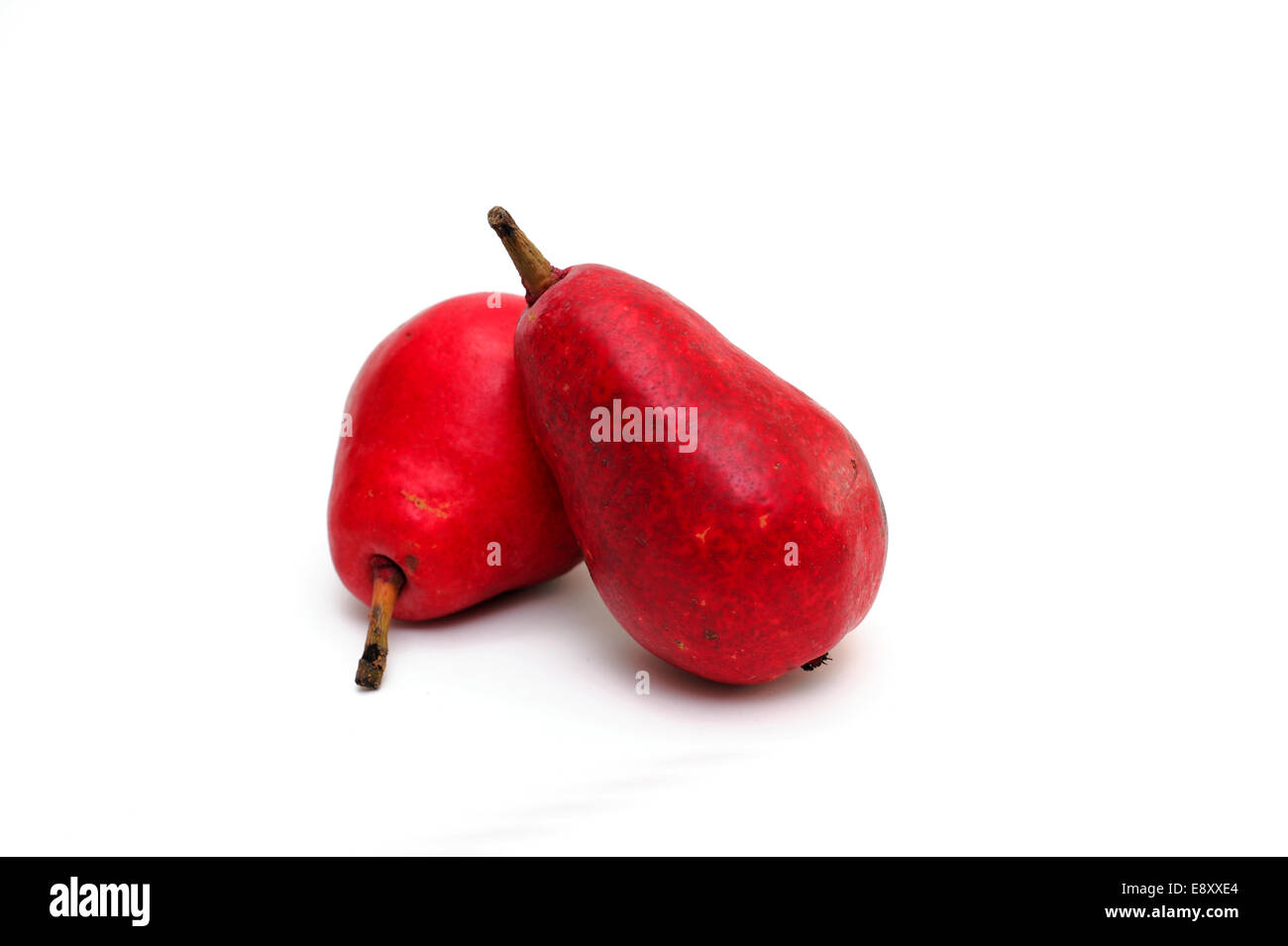 Red Pear Stock Photo