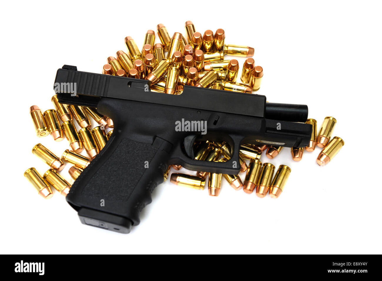 Black Handgun Stock Photo