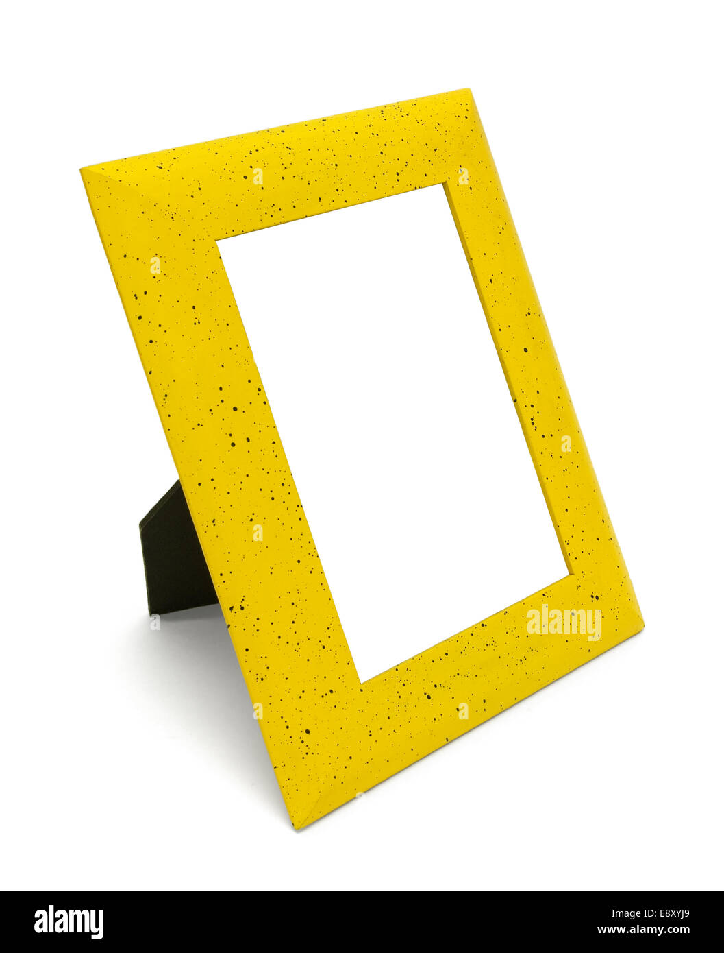 yellow picture frame Stock Photo