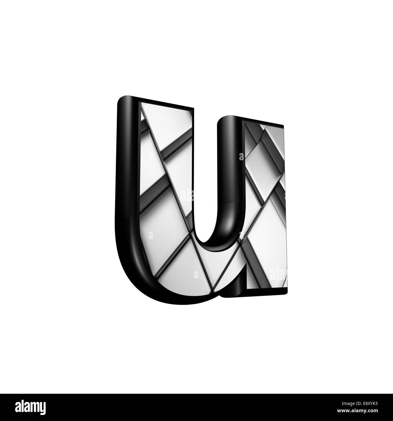 3d letter u hi-res stock photography and images - Alamy