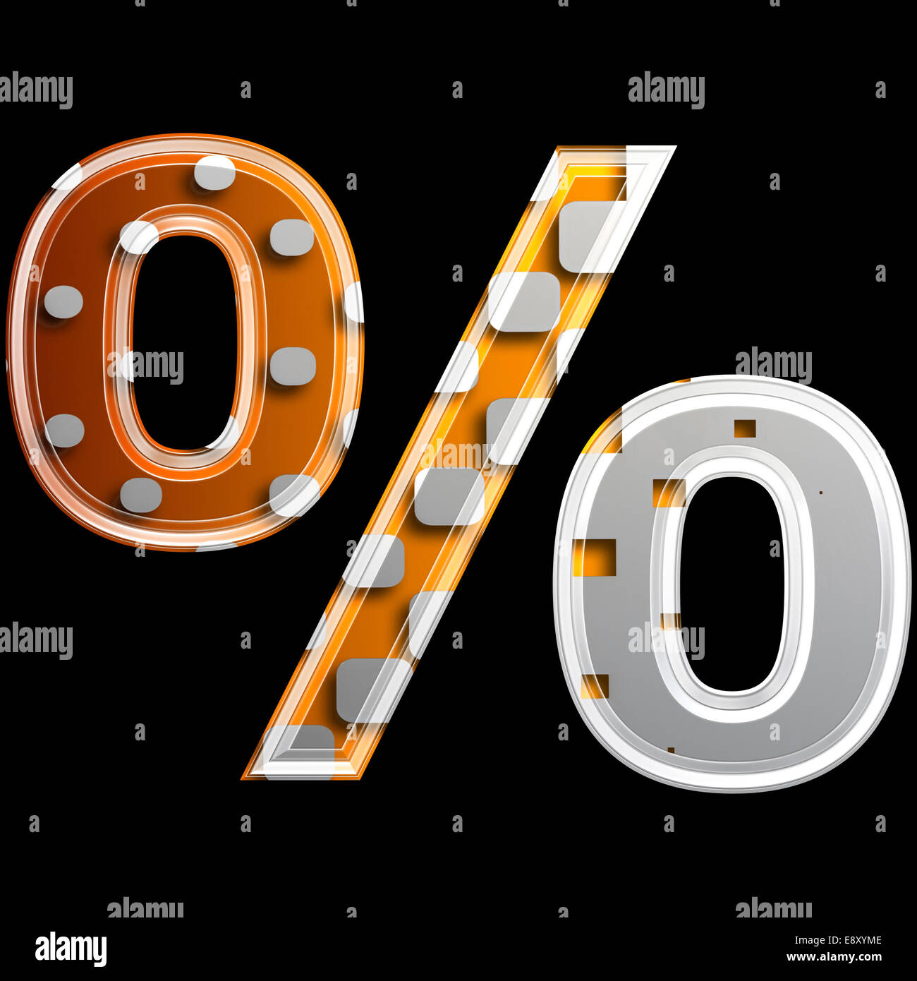 Half Note 3d Halftone 3d sign Stock Photo - Alamy