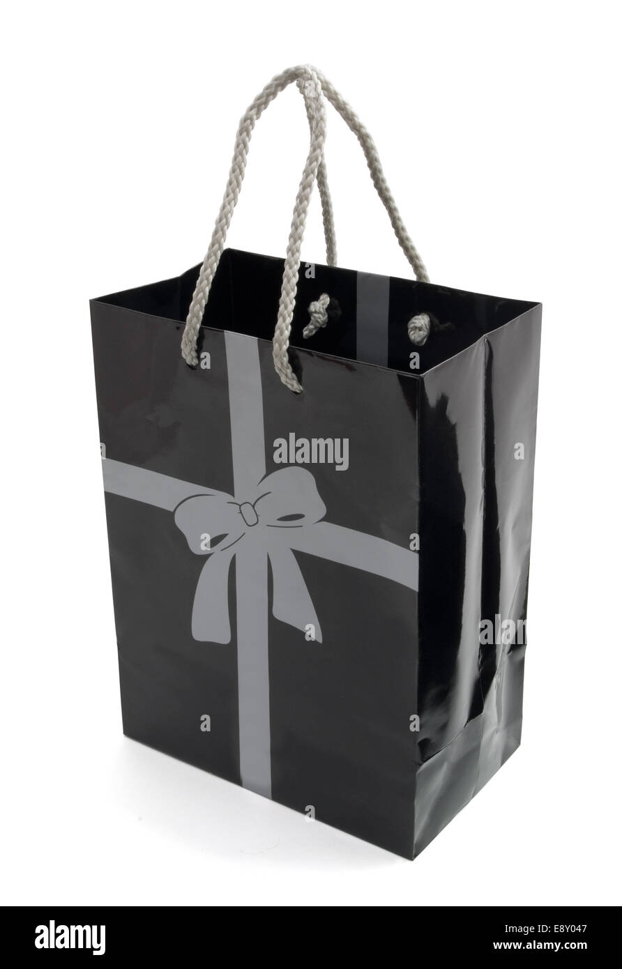 Black shiny bag hi-res stock photography and images - Alamy