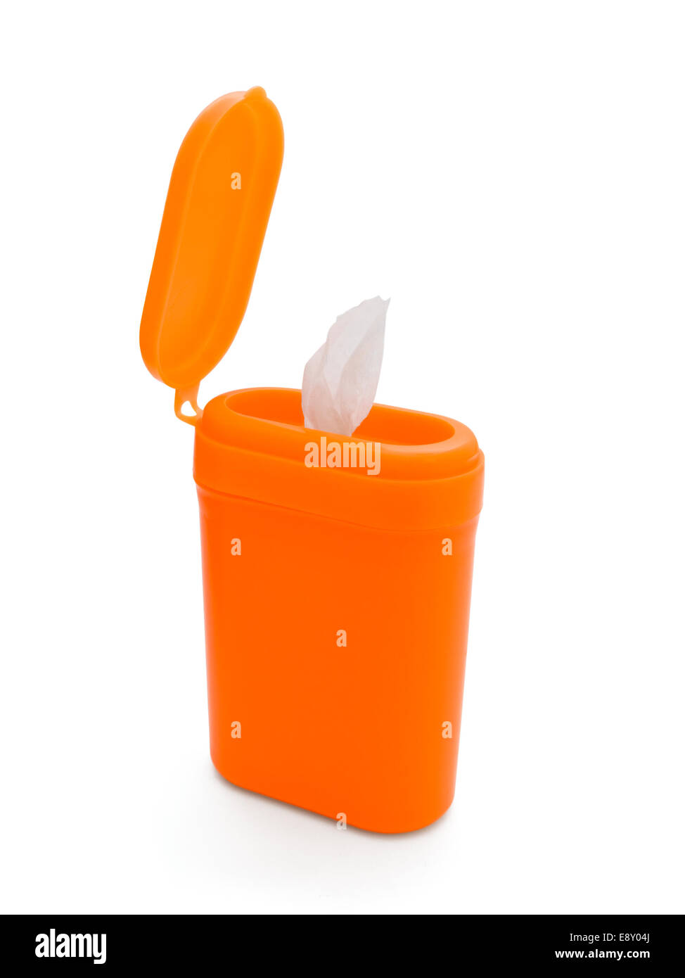 Canister of wipes Stock Photo