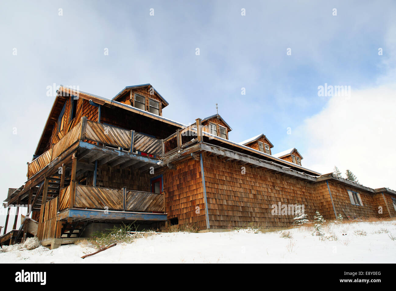 Abandoned Ski Resort Stock Photo - Alamy