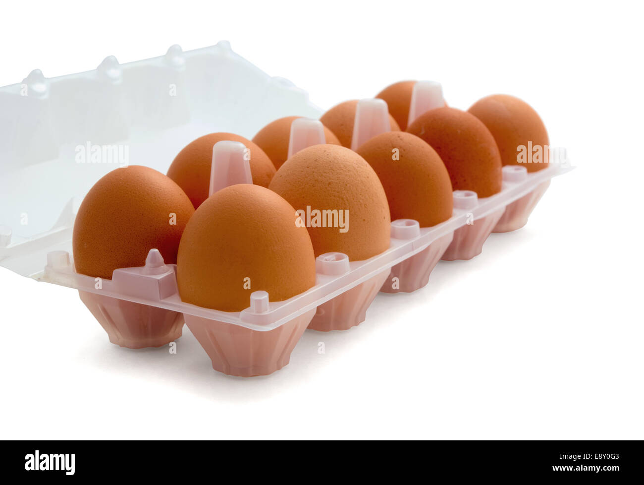 Pack of eggs Stock Photo Alamy