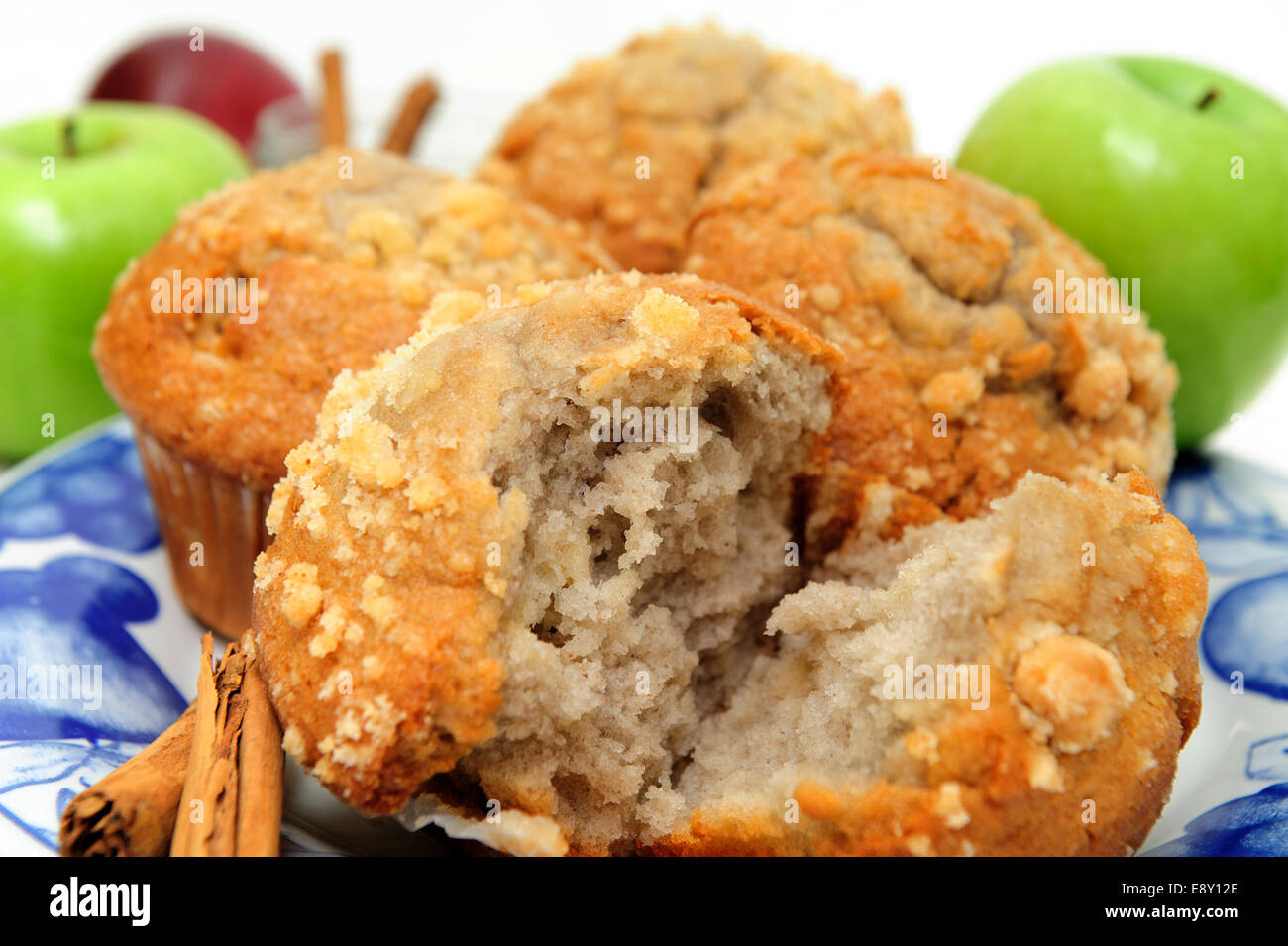 Apple Spice Muffin Stock Photo