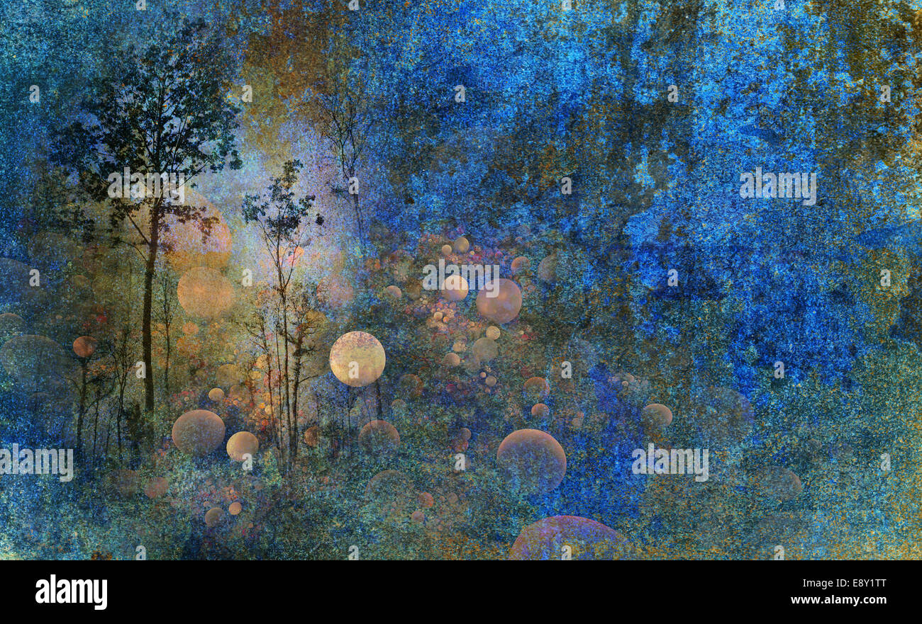 Globe fractal art hi-res stock photography and images - Alamy