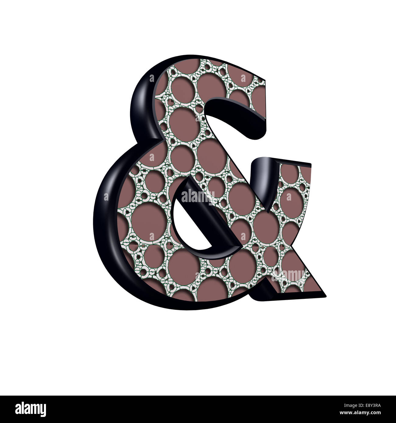 3d sign with abstract texture Stock Photo - Alamy