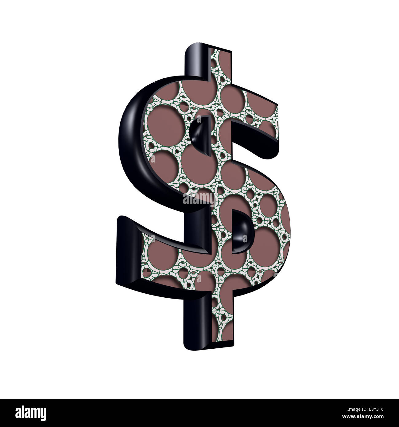 3d sign with abstract texture Stock Photo - Alamy