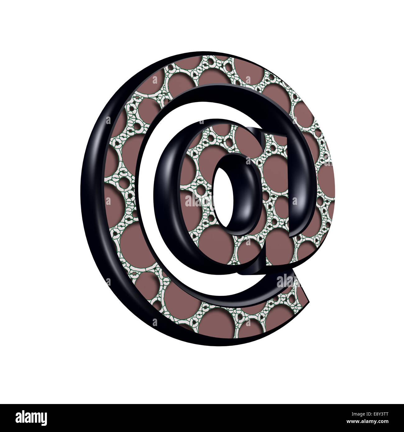 3d sign with abstract texture Stock Photo - Alamy
