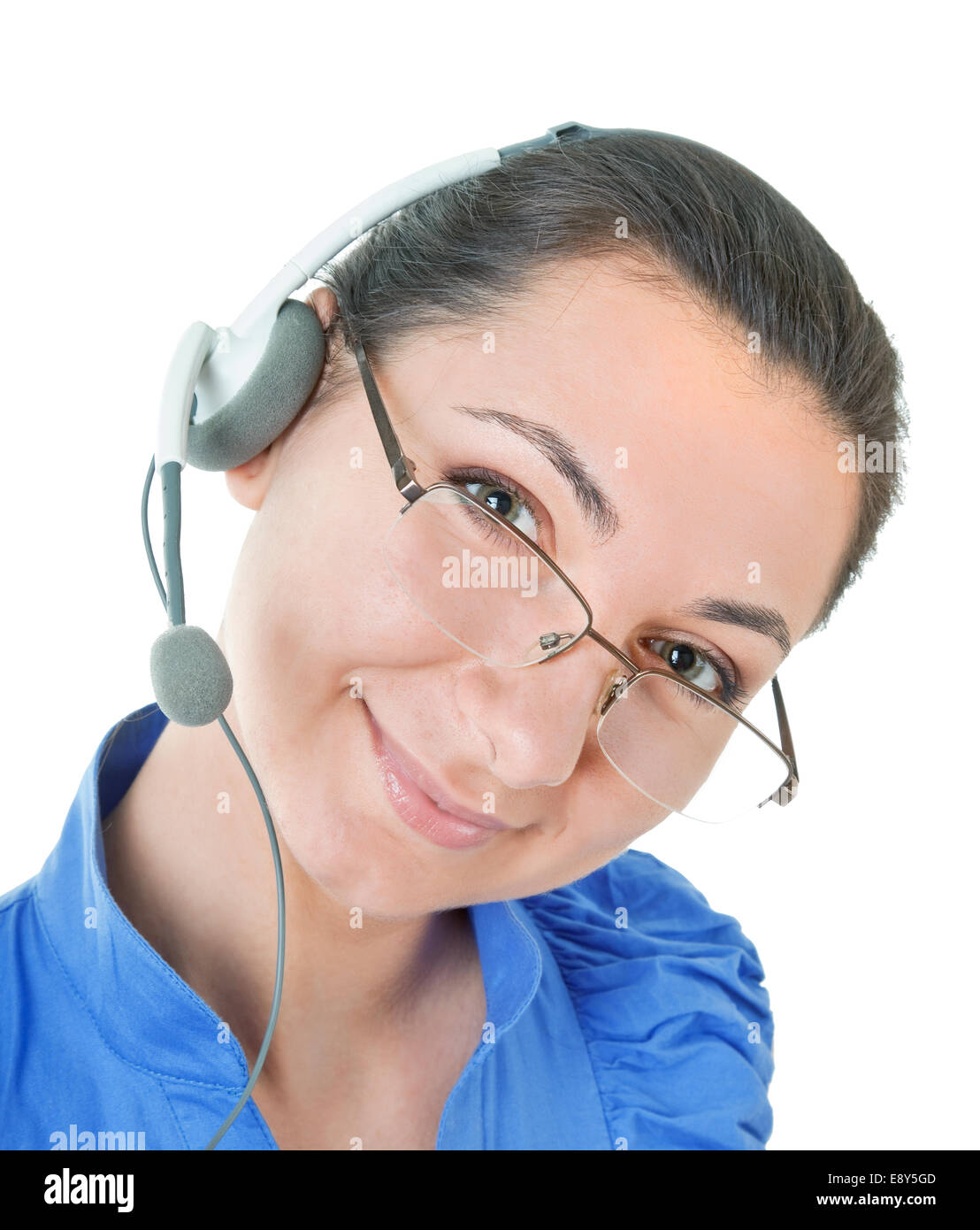 telephone operator Stock Photo Alamy