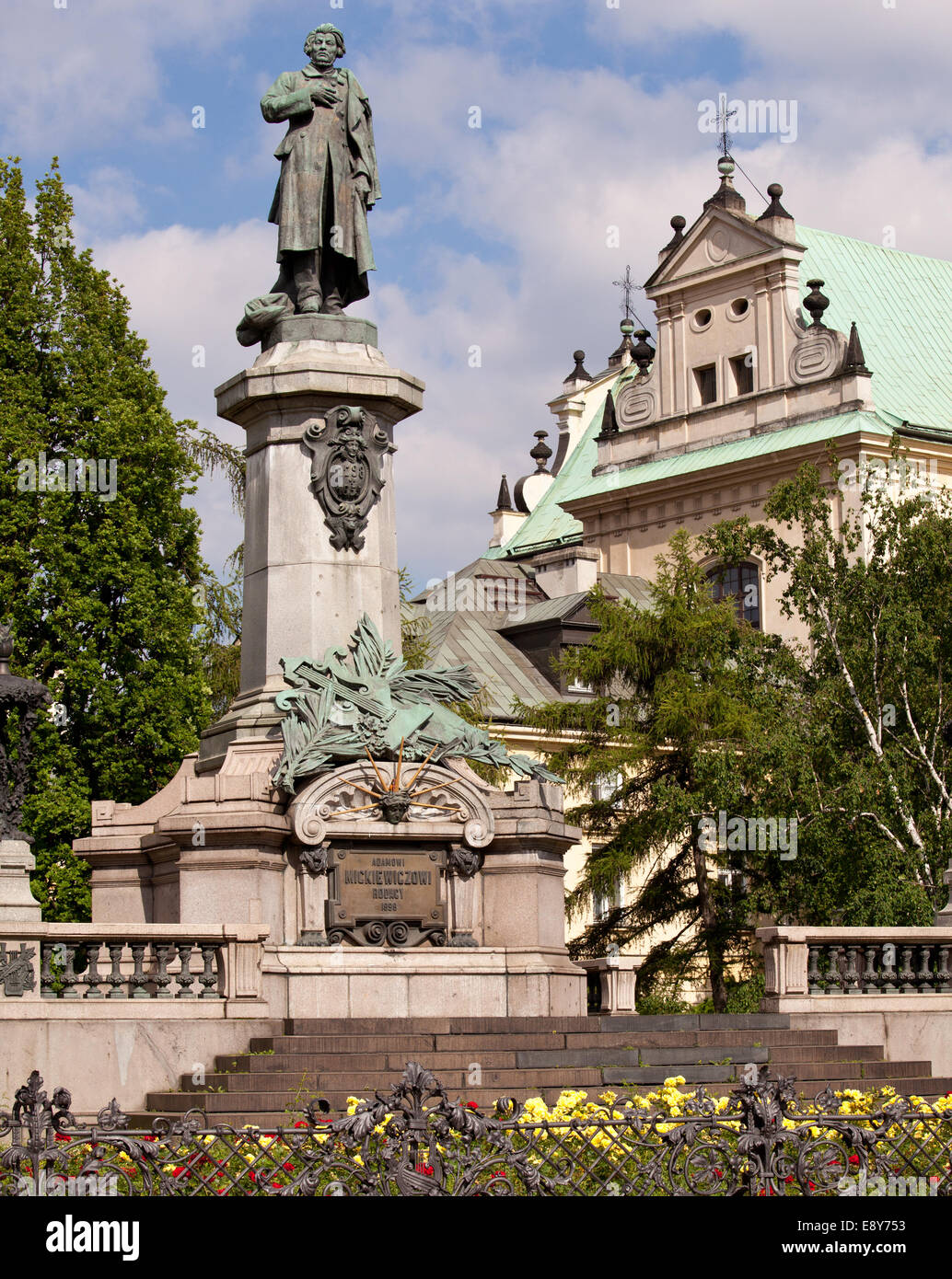 Mickiewicz statue Stock Photo