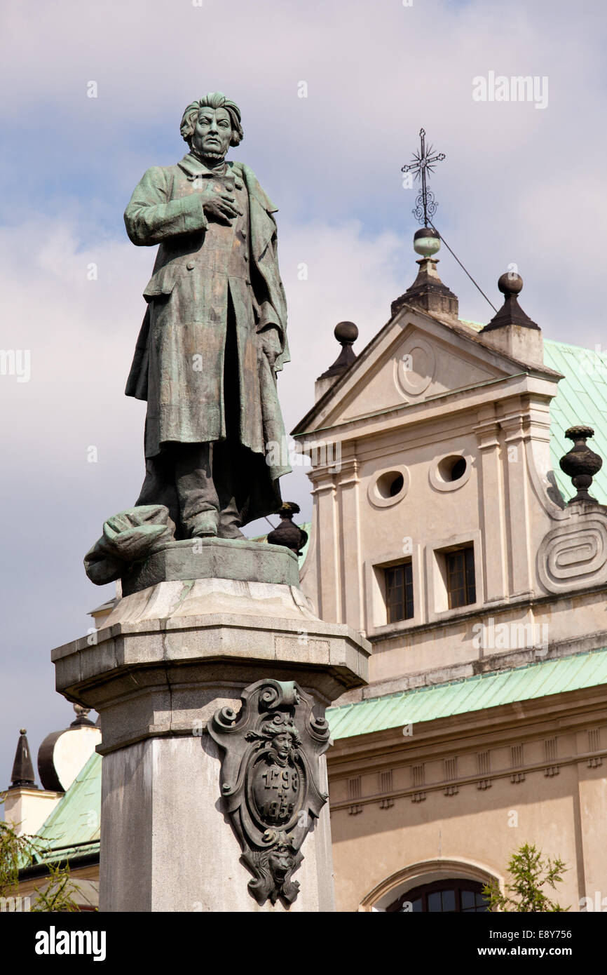 Mickiewicz statue Stock Photo