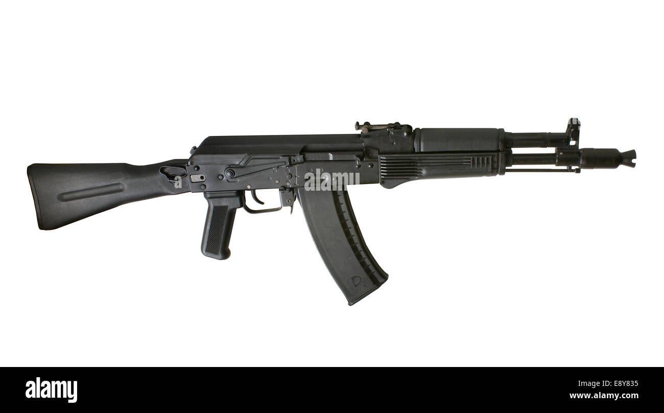 Kalashnikov AK-105 machine gun Stock Photo