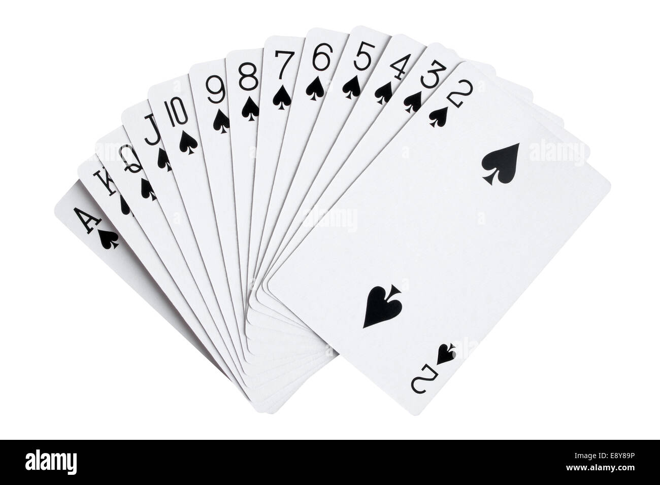 Playing cards fan Cut Out Stock Images & Pictures Alamy