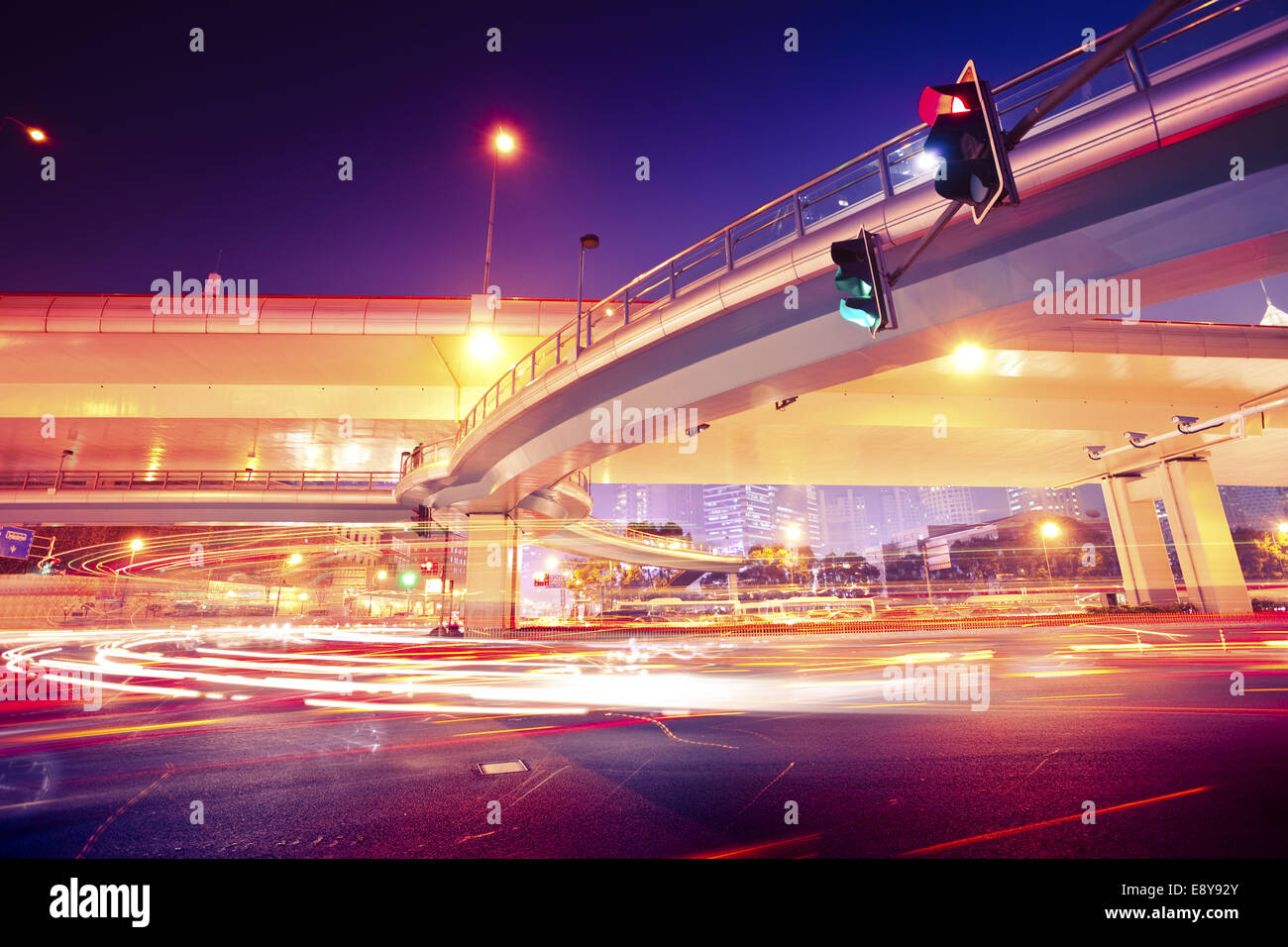 Megacity Highway Stock Photo