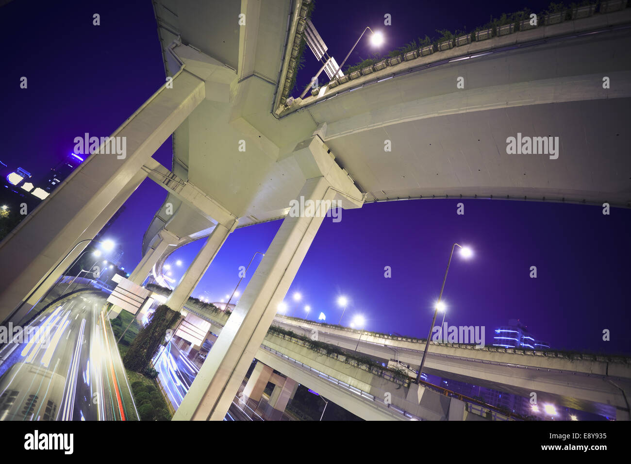 Megacity Highway Stock Photo