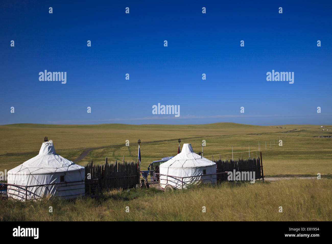 yurt Stock Photo