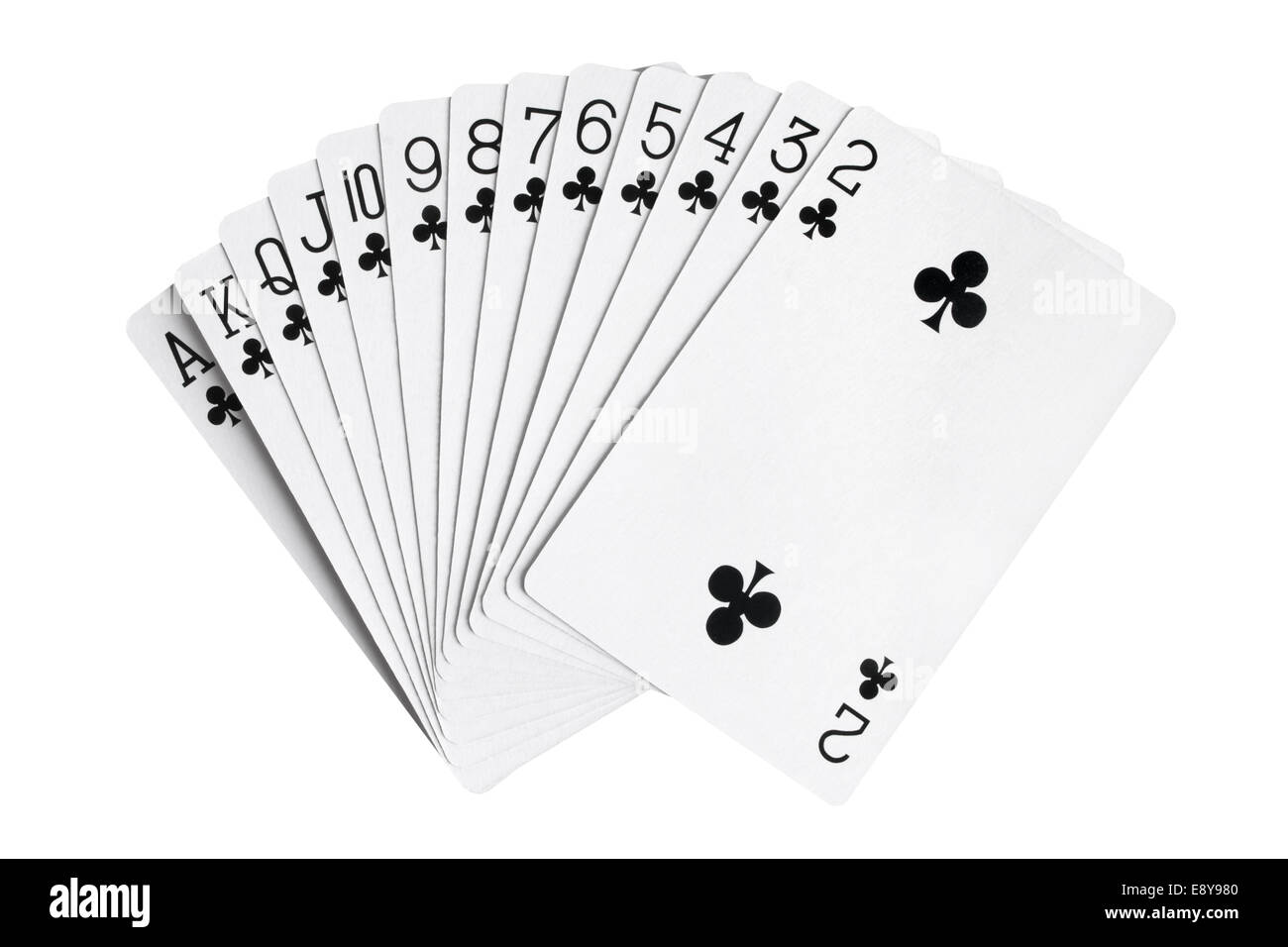 Playing cards fan Cut Out Stock Images & Pictures Alamy