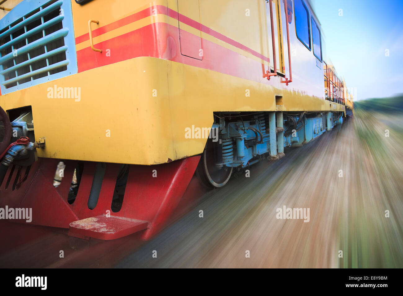 train motion blur Stock Photo Alamy