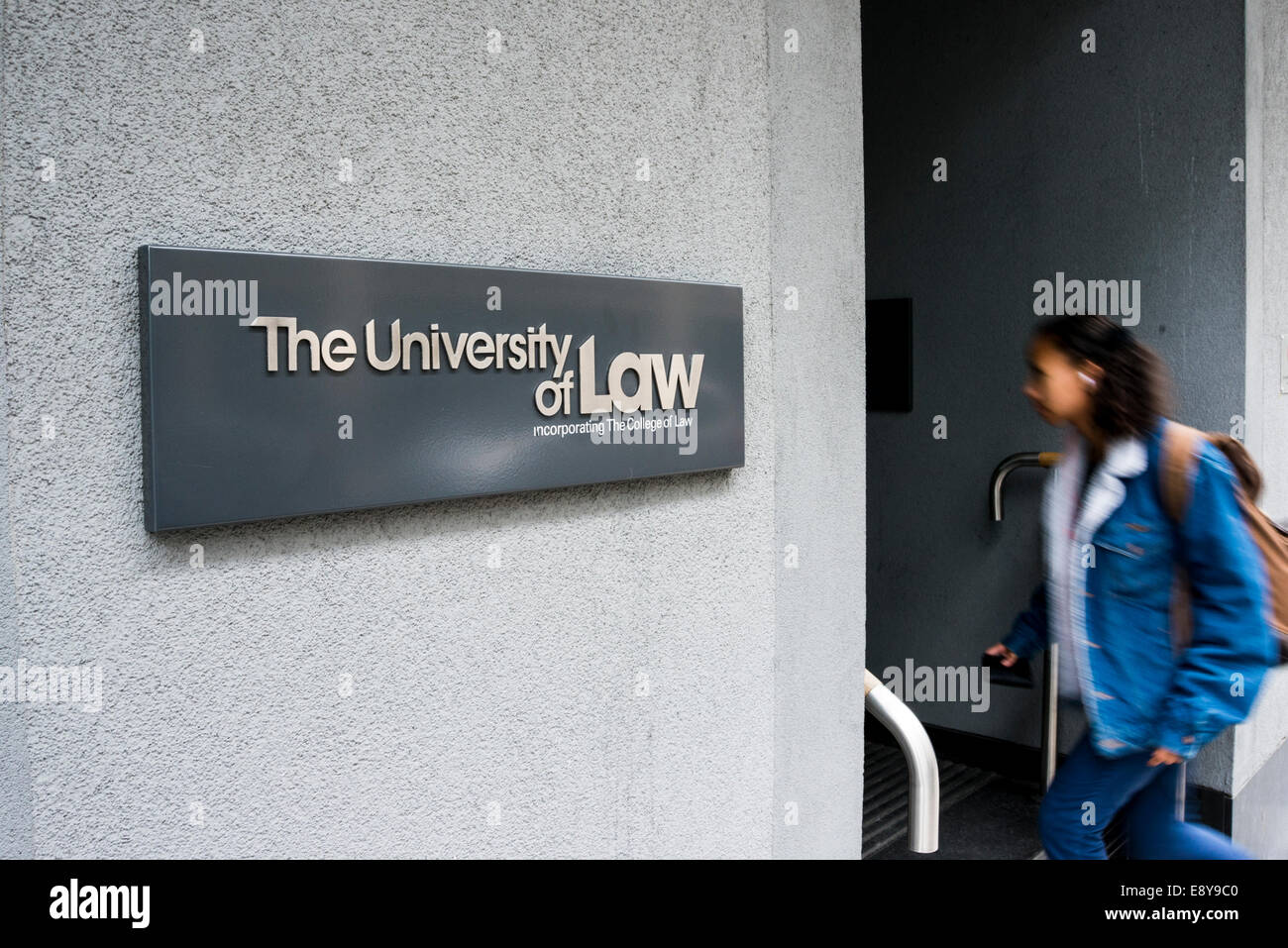 The University of Law is a private university with its own degree awarding powers under English law, London, UK Stock Photo