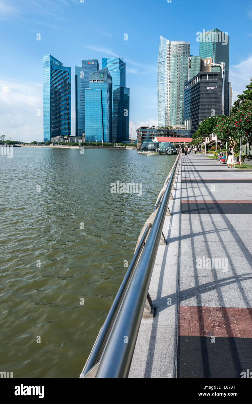 Downtown Central financial district, Singapore, Asia Stock Photo