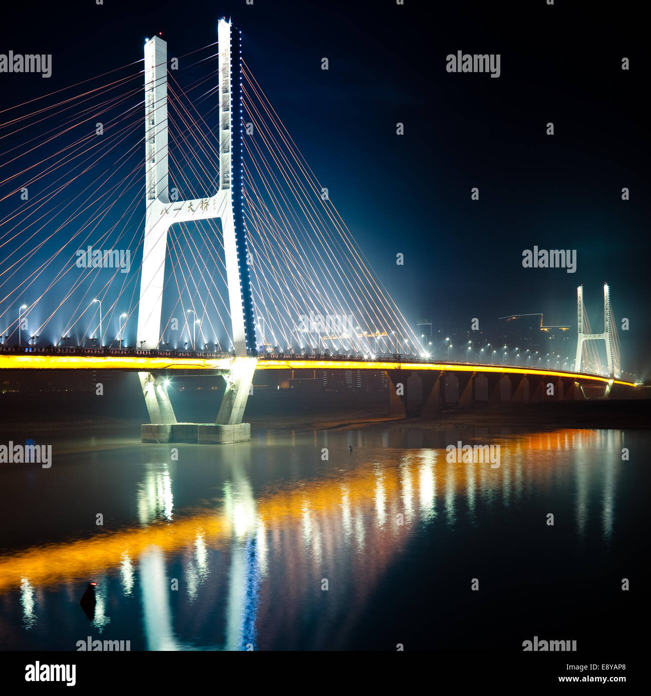 bridge night Stock Photo
