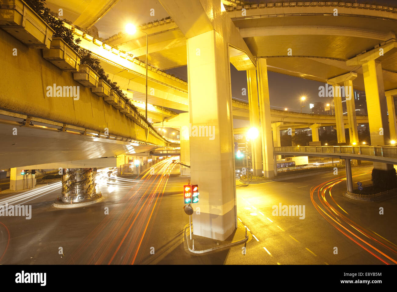 Megacity Highway Stock Photo