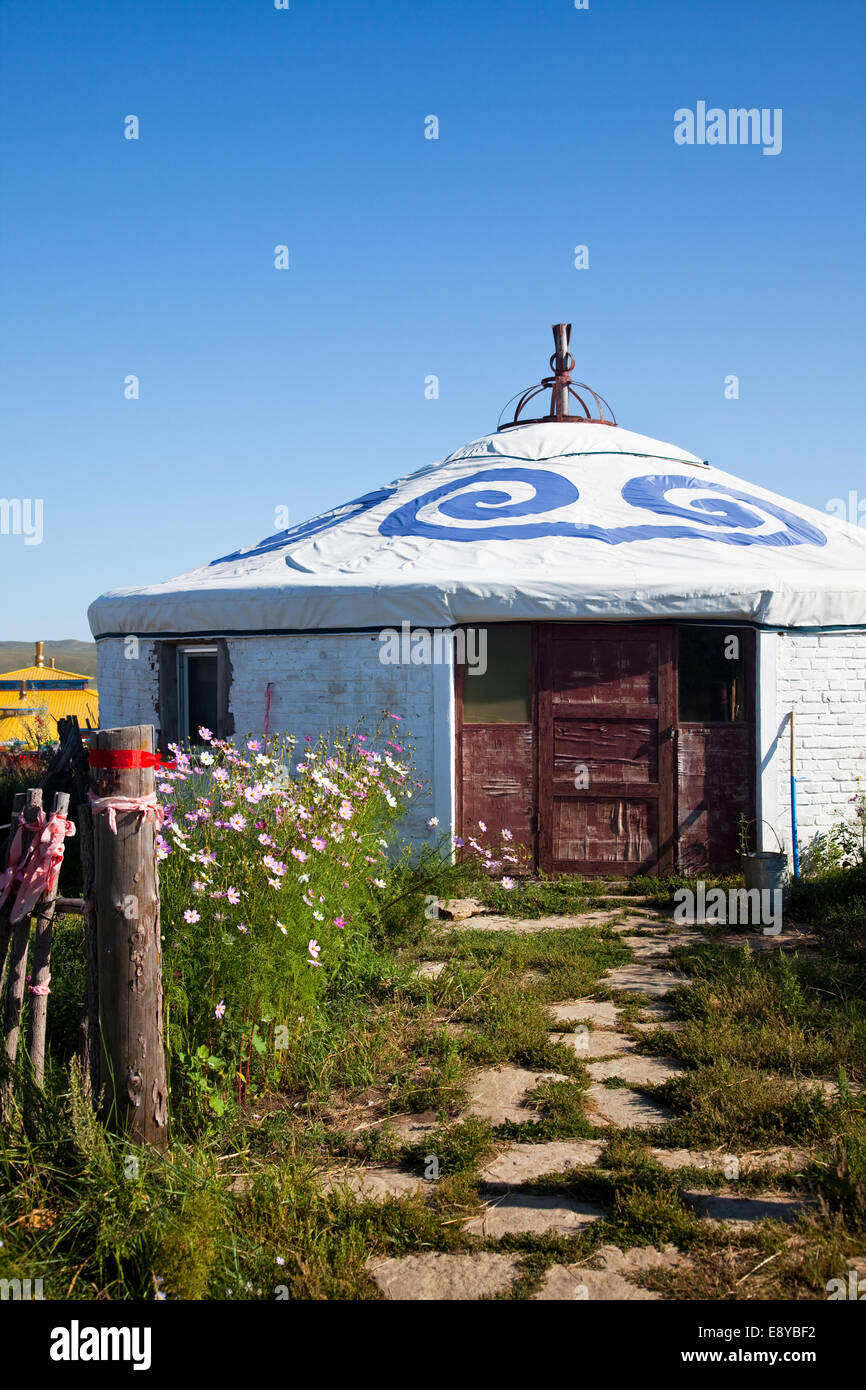 yurt Stock Photo