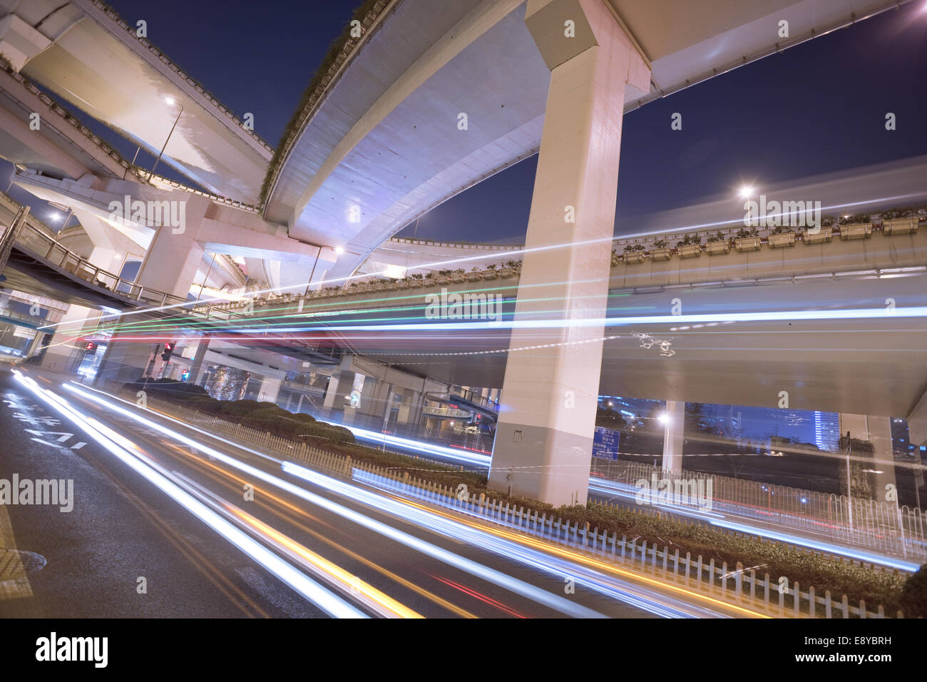 Megacity Highway Stock Photo