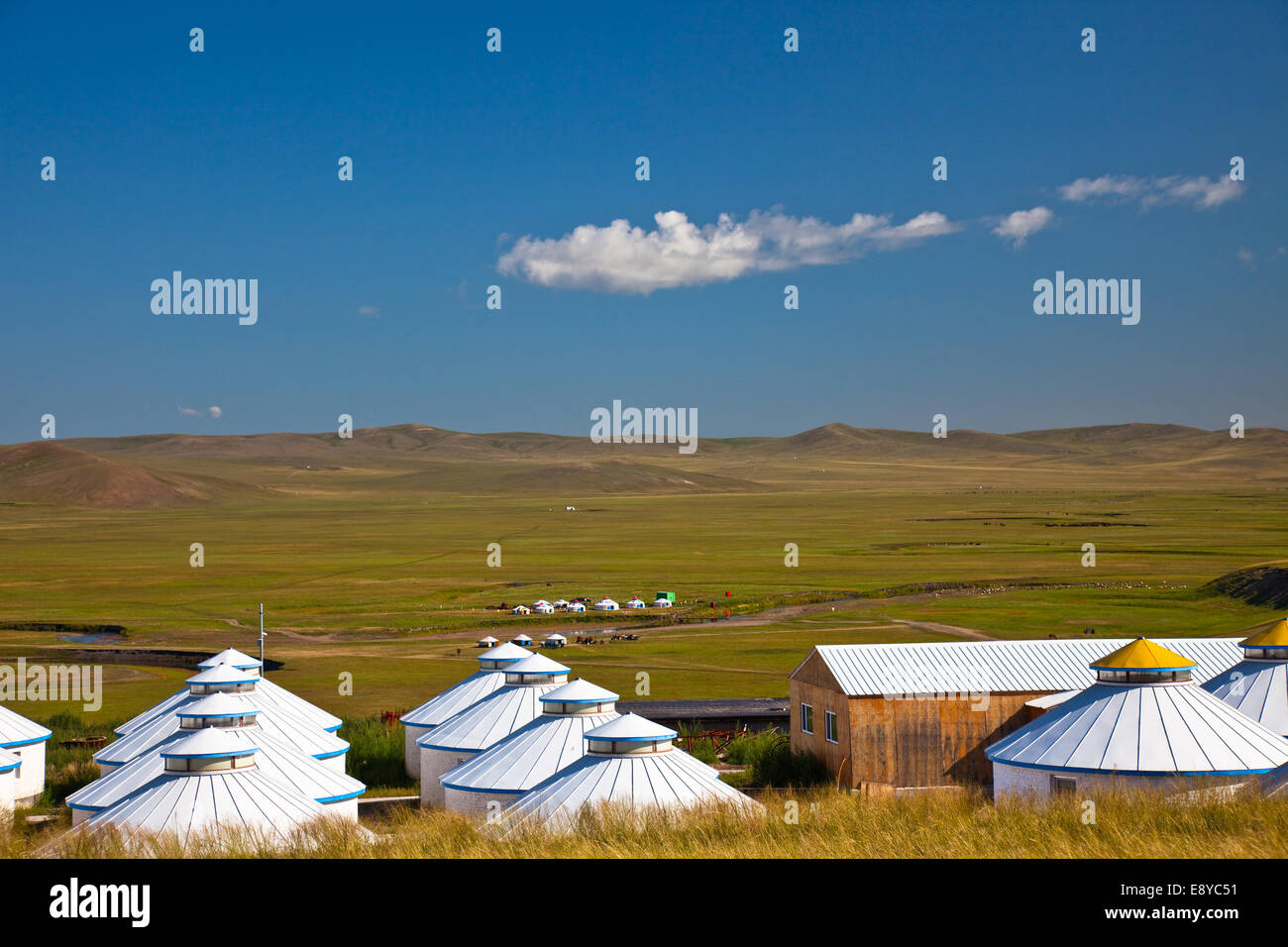 yurt Stock Photo